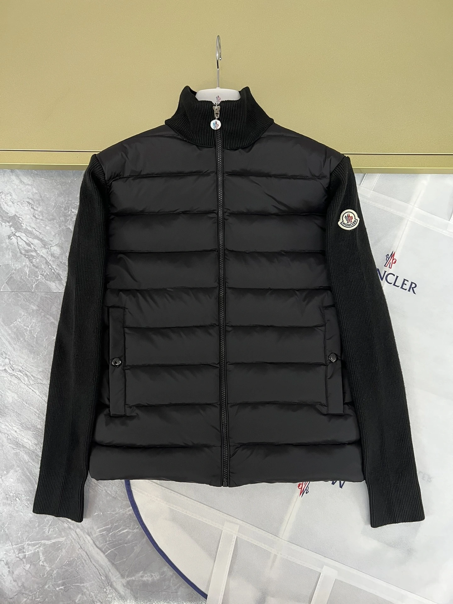 wg.luxury-- 7o9385r wool Down jacket duck down 2colour item: E-F409I1525-2